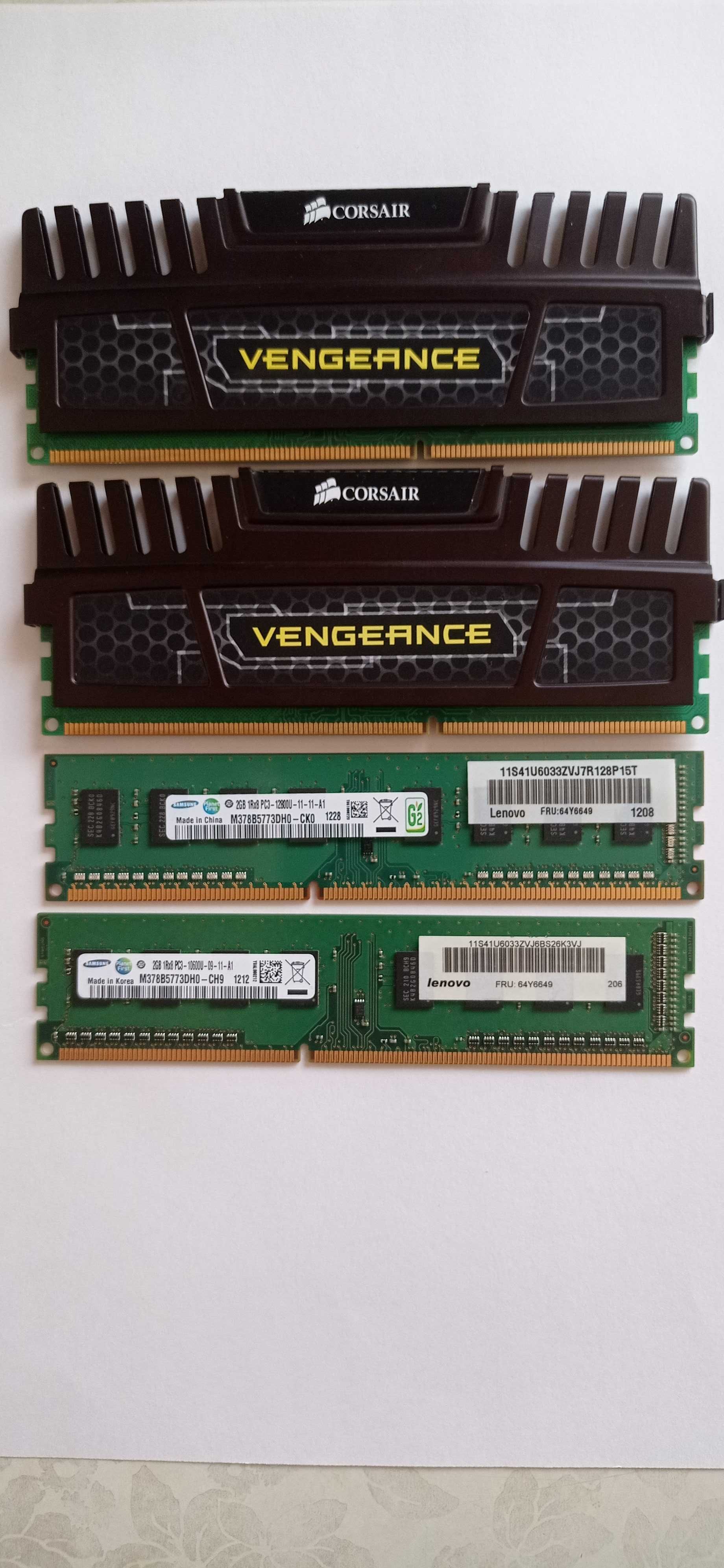 Оперативна памʼять Corsair DDR3 8Gb KIT of 2 1600MHz PC3 12800U CL9