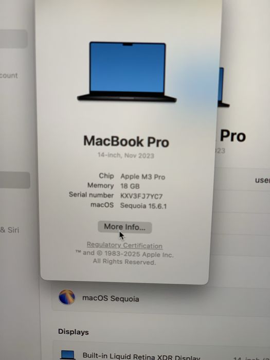 Macbook pro m3 14 дюймів макбук про