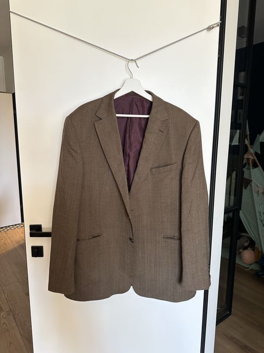 Структурований вовняний оверсайз жакет