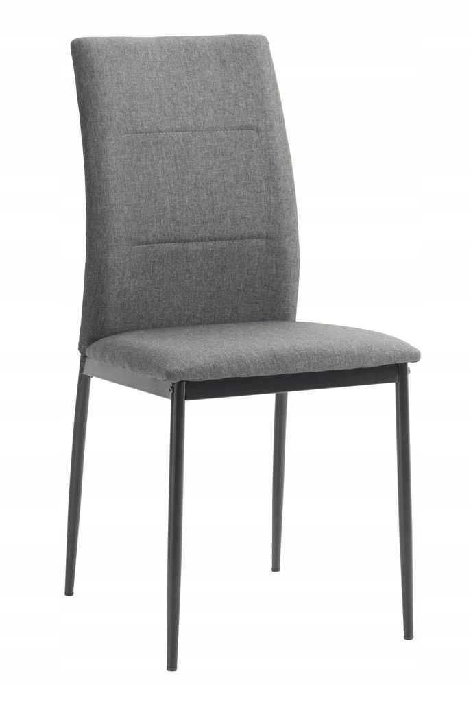 Krzesło szare tapicerowane