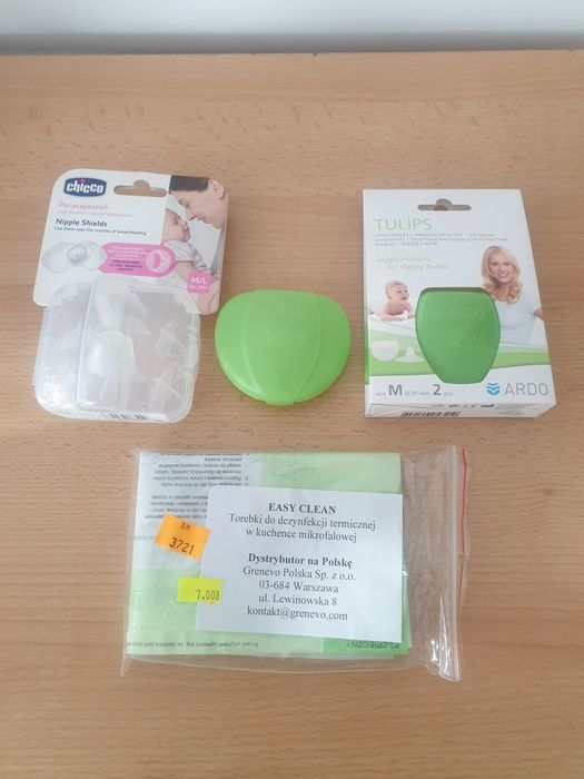 Osłobki/ kapturki/ nakładki na piersi/ sutki - nowe, rozmiar M - 3 szt