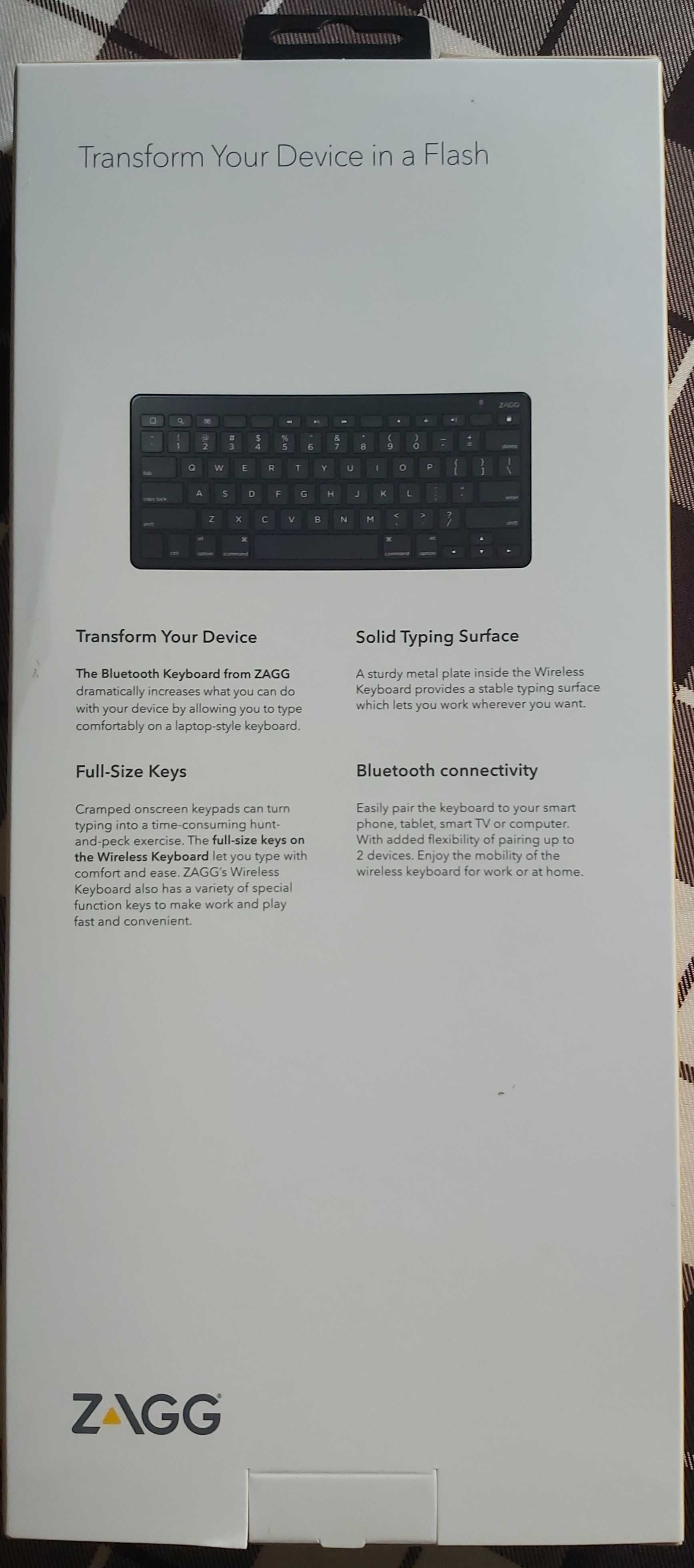 OBNIŻKA !!! Zagg wireless keyboard # klawiatura # do iPada