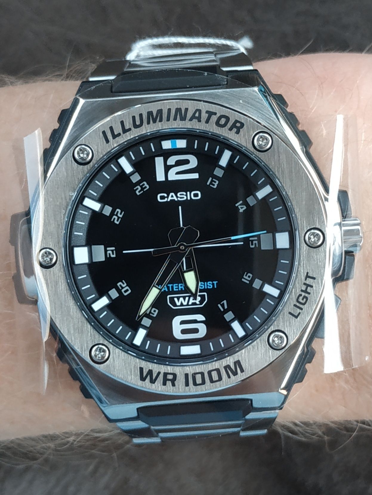 Часы мужские Casio MWA-100HD-1A Подсветка Гарантия Годинник