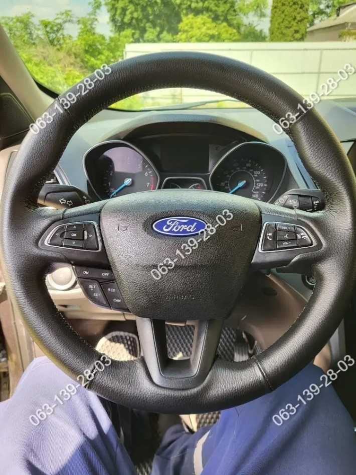Ford Focus 3 Escape Mondeo Оплетка Чехол На Руль Форд Фокус Каучук Кож
