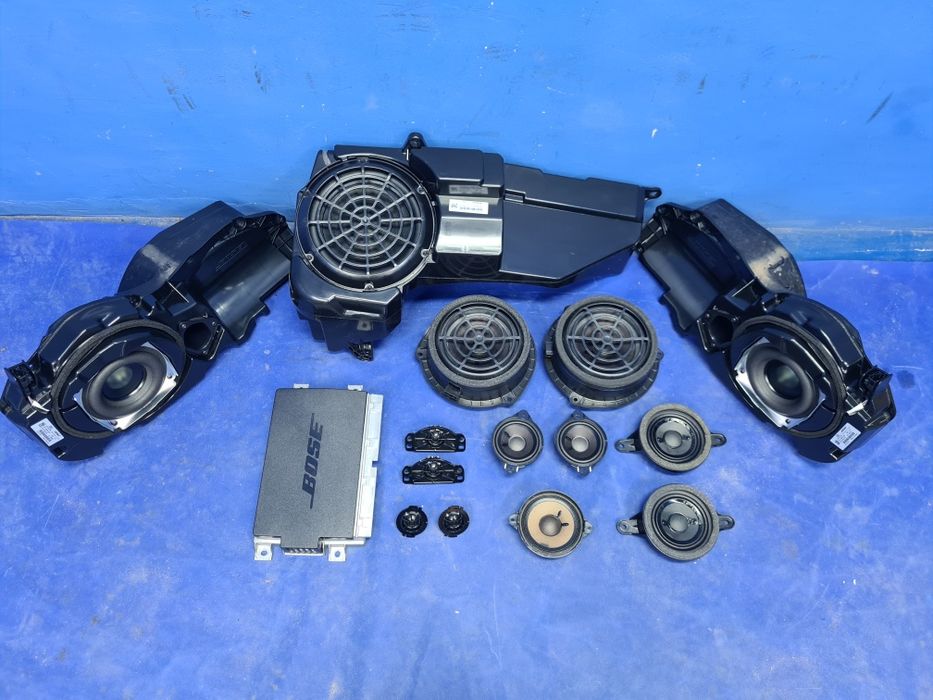 NAGŁOŚNIENIE BOSE głosniki komplet wzmacniacz AUDI A7 C7 4G8 oryginał