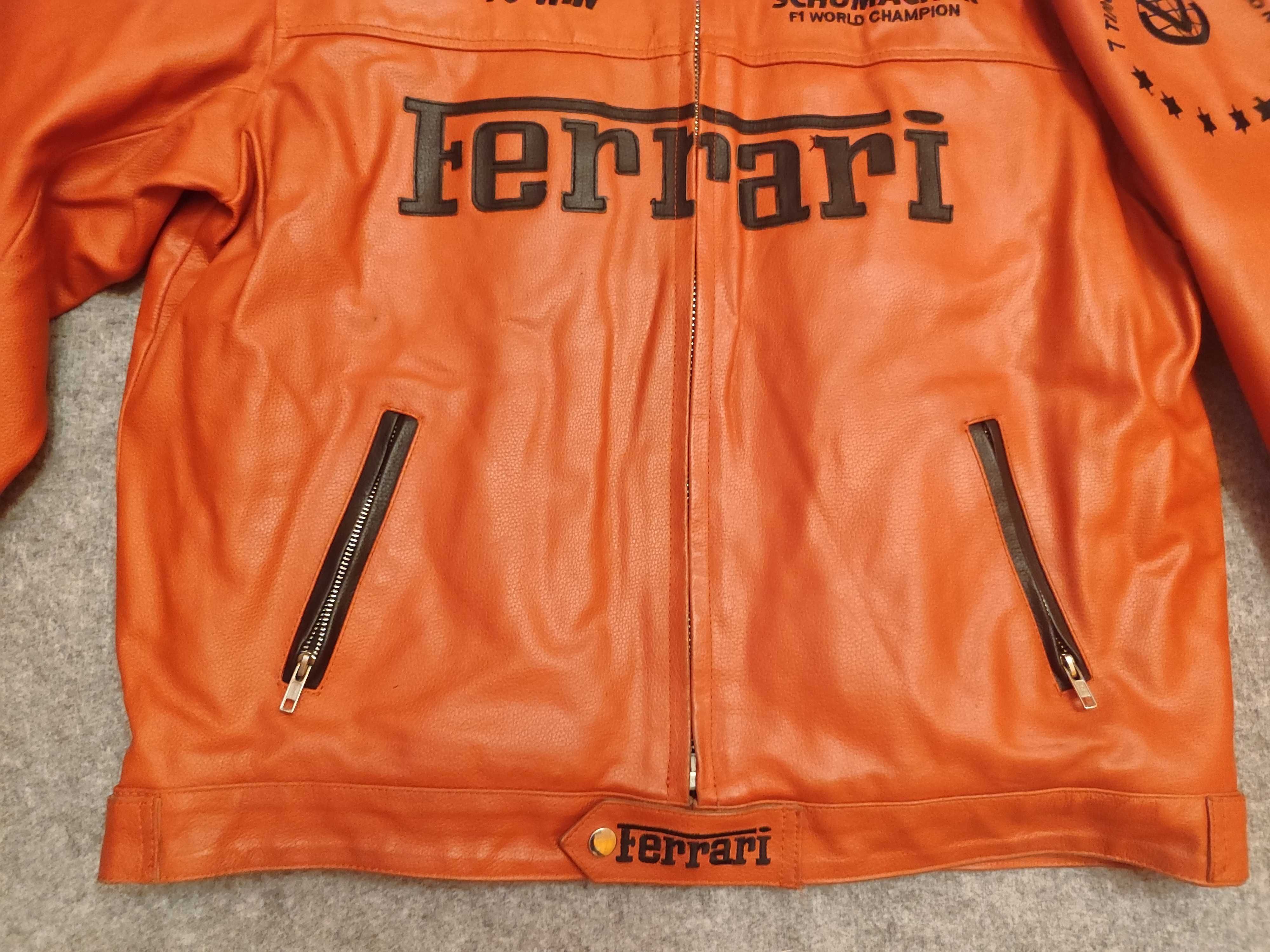 Kurtka skórzana Ferrari