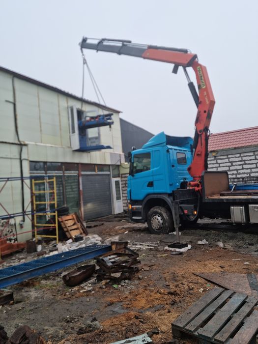 Услуги  крана - манипулятора в Днипре и по Украине