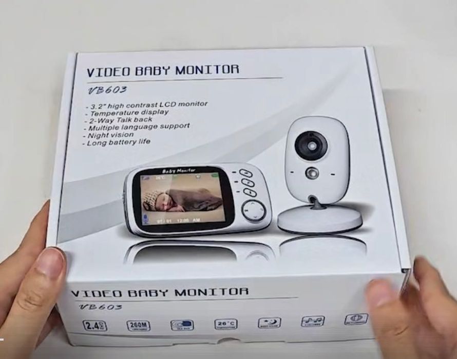 VB603 відеоняня Baby Monitor з датчиком звуку, з портативним дисплеєм