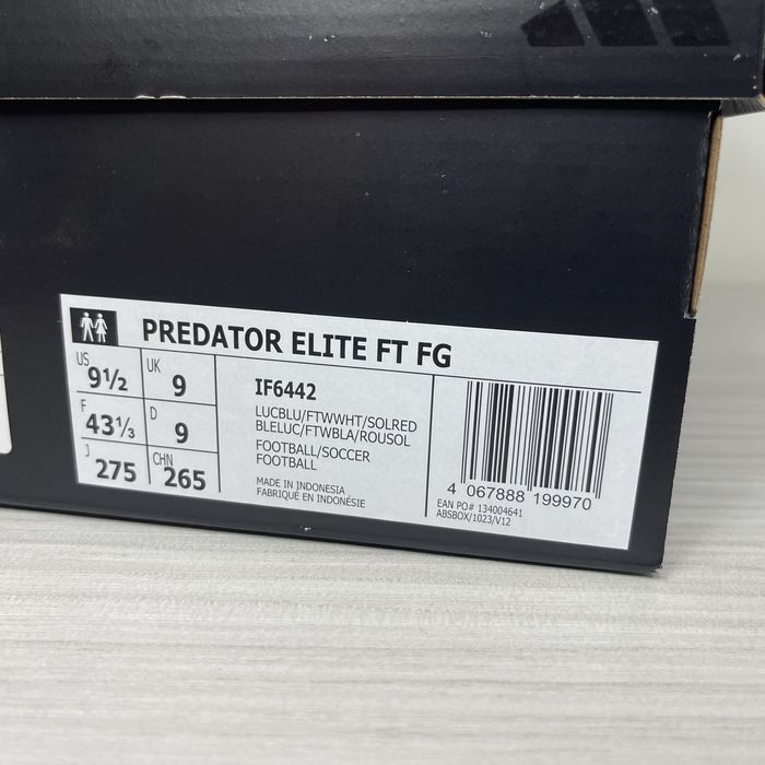 Бутси Adidas Predator Elite FT FG Japan 43 / 44 / 44.5 / 45