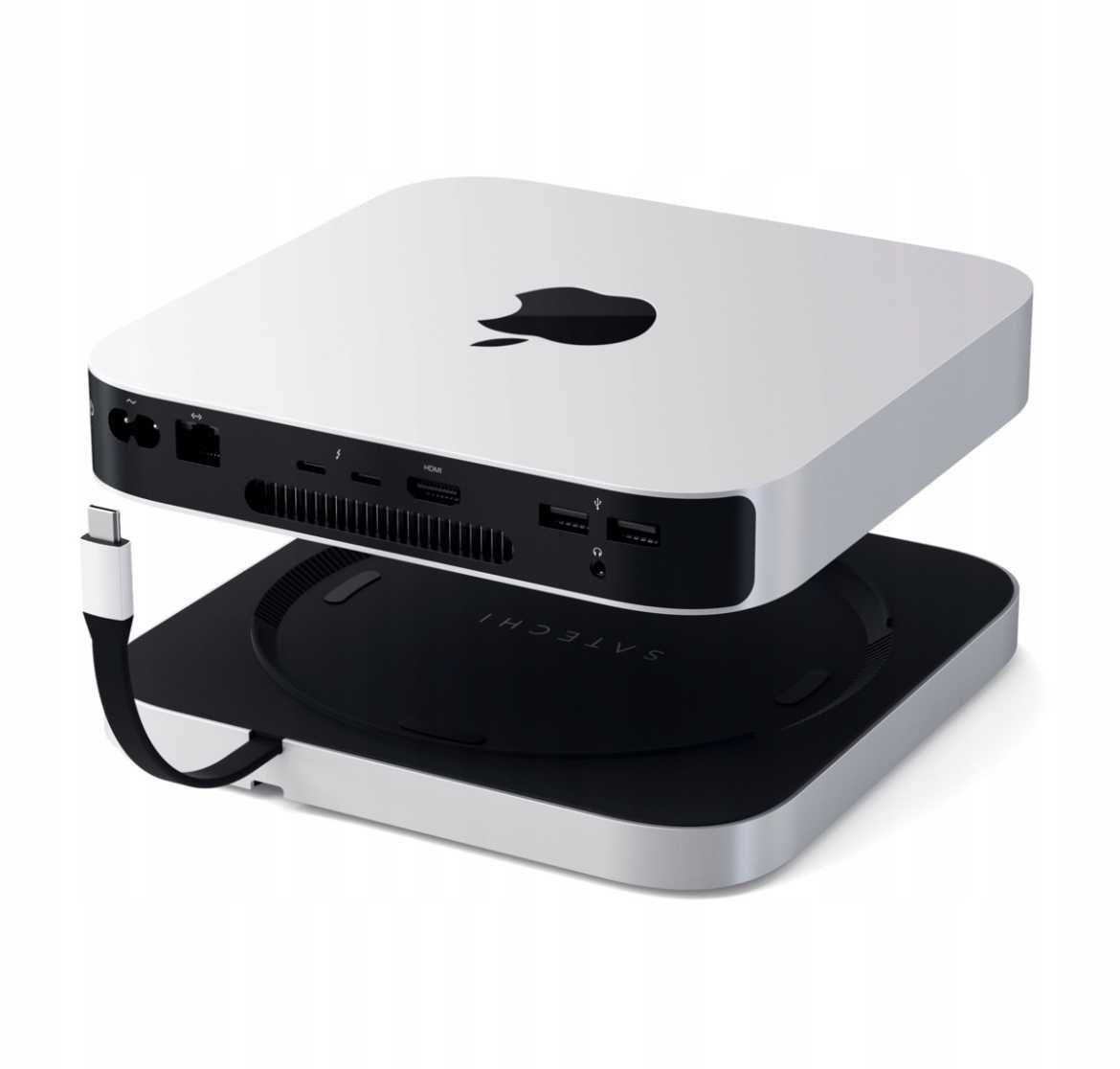 Satechi Aluminum Hub podstawka Mac Mini USB-C SD