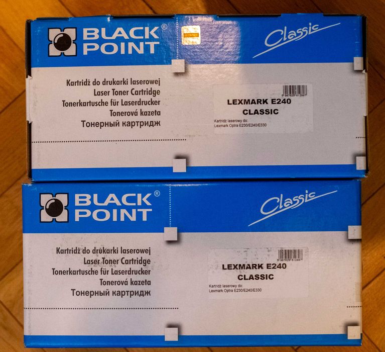 2x Nowy Toner BLACK POINT Classic Lexmark E240 E230 E330 - Zamiennik