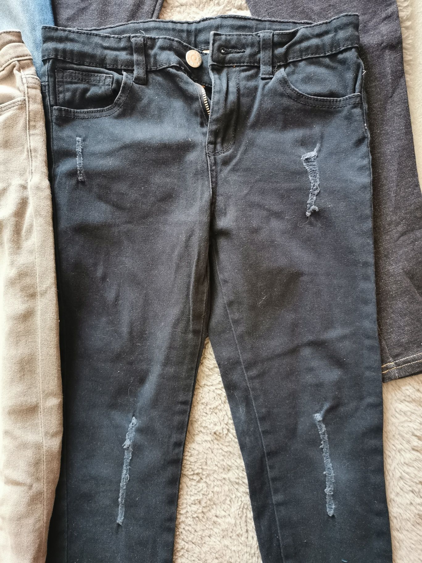 Spodnie, jeansy, legginsy, dla dziewczynki 140, 146 , H&M