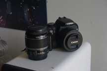 Canon EOS 350D + 2 obiektywy + akcesoria – idealny zestaw na start!