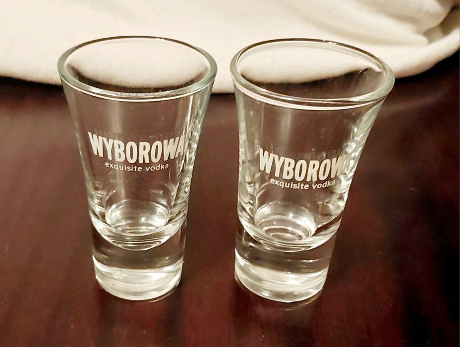 Kieliszki do wódki Wyborowa