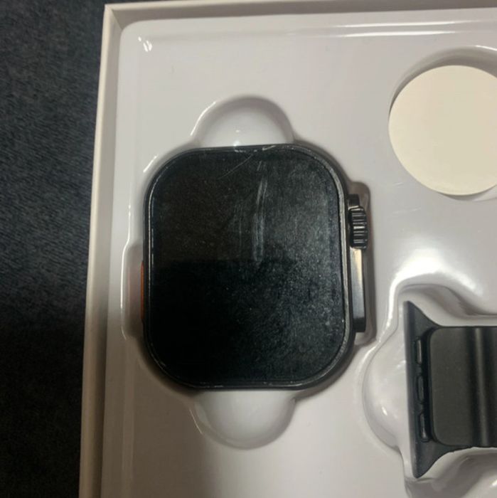 Smart watch 9 ultra como novo com 3 pulseiras novas