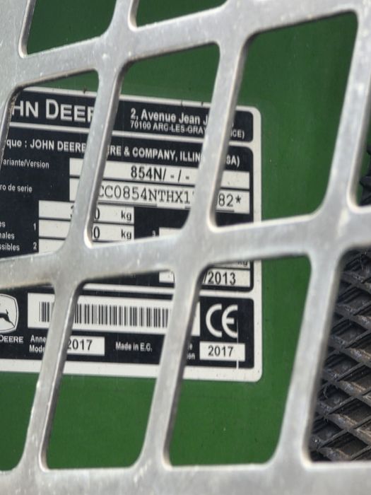 Prasa JOHN DEERE 854. 9900bel PERFEKCYJNY Stan 864 .592 case krone