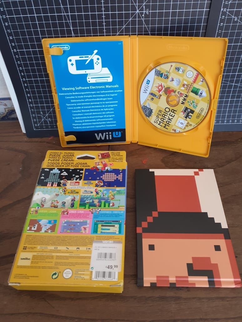 Super Mario Maker Nintendo Wii U edição colecionador impecável