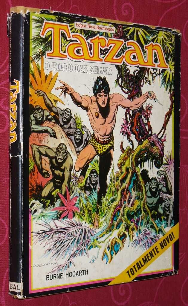 TARZAN, O FILHO DAS SELVAS - Burne Hogart - Ebal - a cores