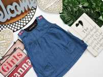 Minymo - sukienka jeans kieszonki r 56