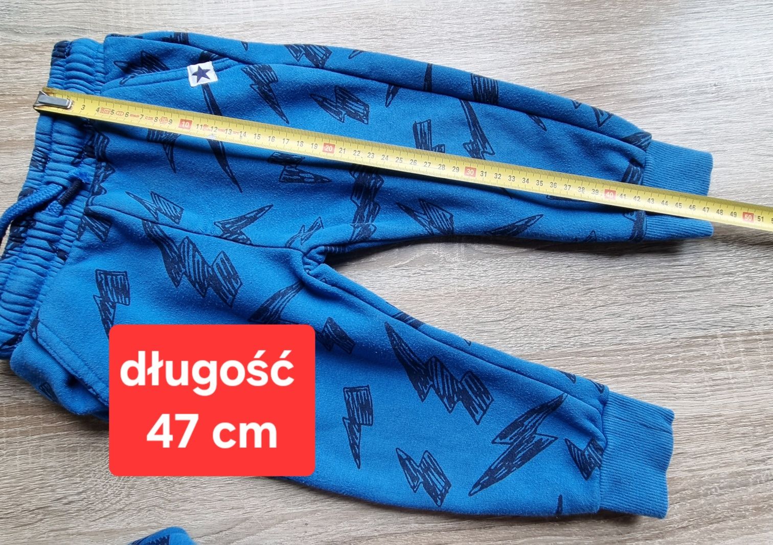 Komplet dresowy dres błyskawica piorun spodnie joggery bluza wsuwana