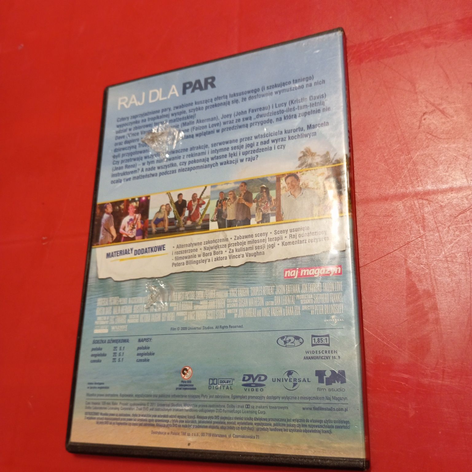 Raj dla par, film DVD, stan bdb