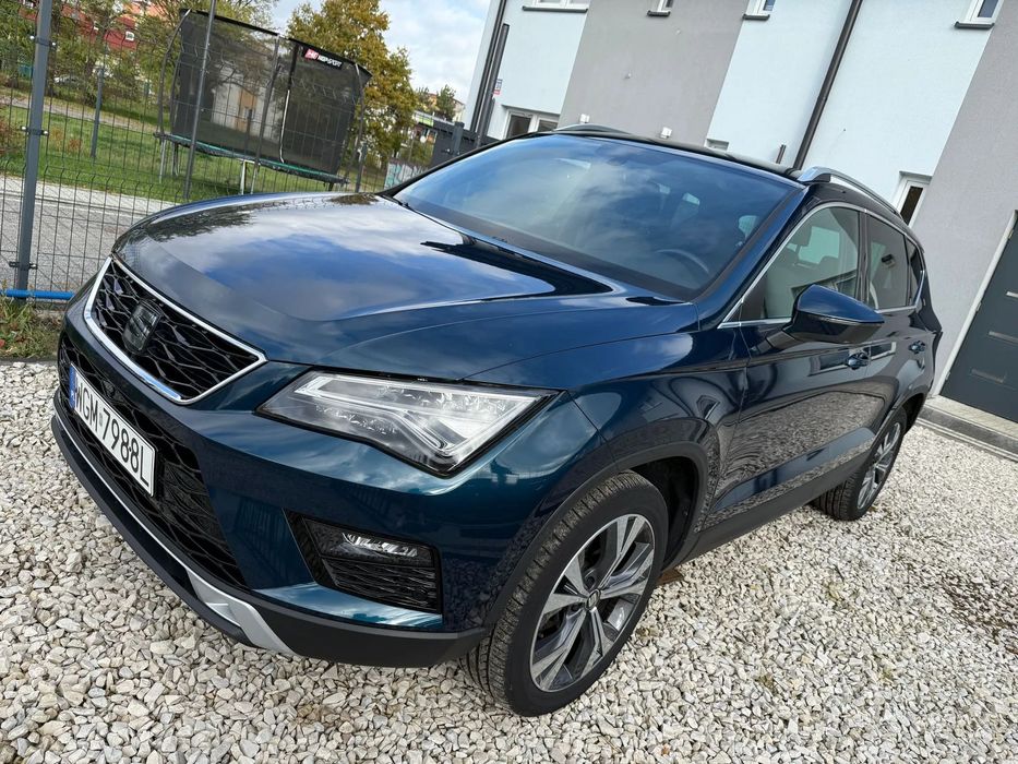 Seat Ateca 1.5 TSI DSG EXCELLENCE 2019 CarPlay Kamery 360 Navi BEZWYPADKOWY