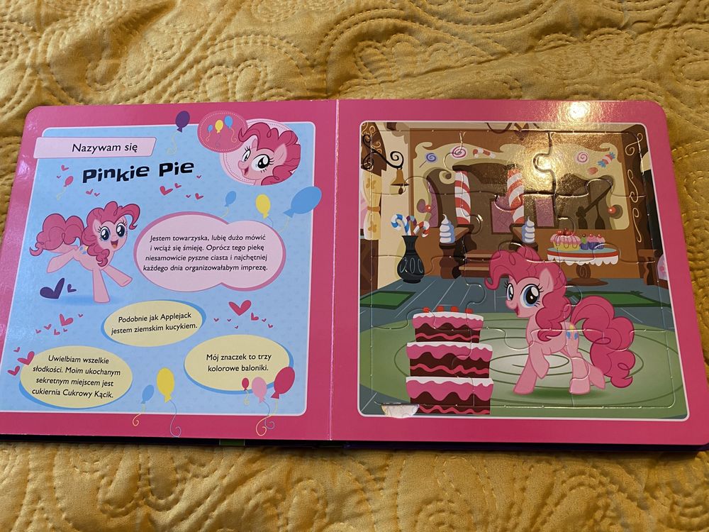 Książka z puzzlami My Little Pony puzzle jak nowa