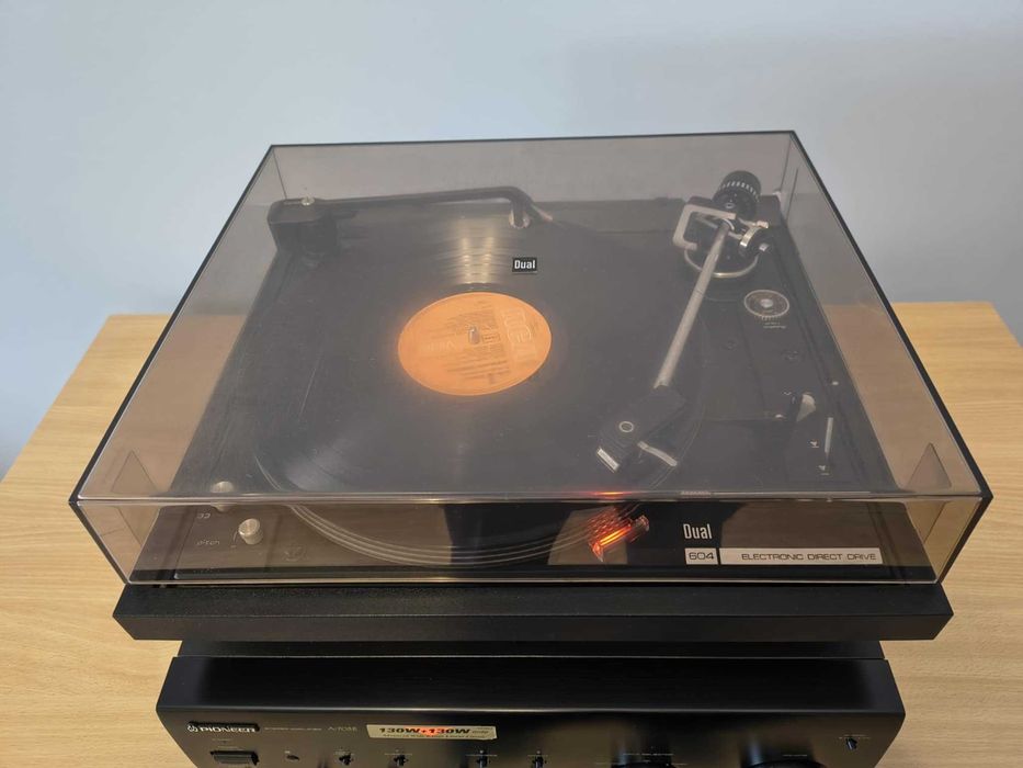 Gramofon DUAL 604 Audiofilski Wkładka SHURE V15  Direct Drive Vintage