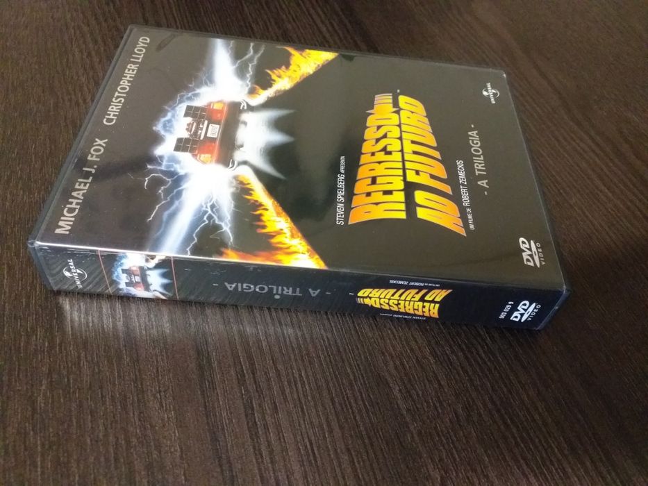 COMO NOVO Triologia Regresso ao Futuro,Steven Spielberg,3dvd envio ctt