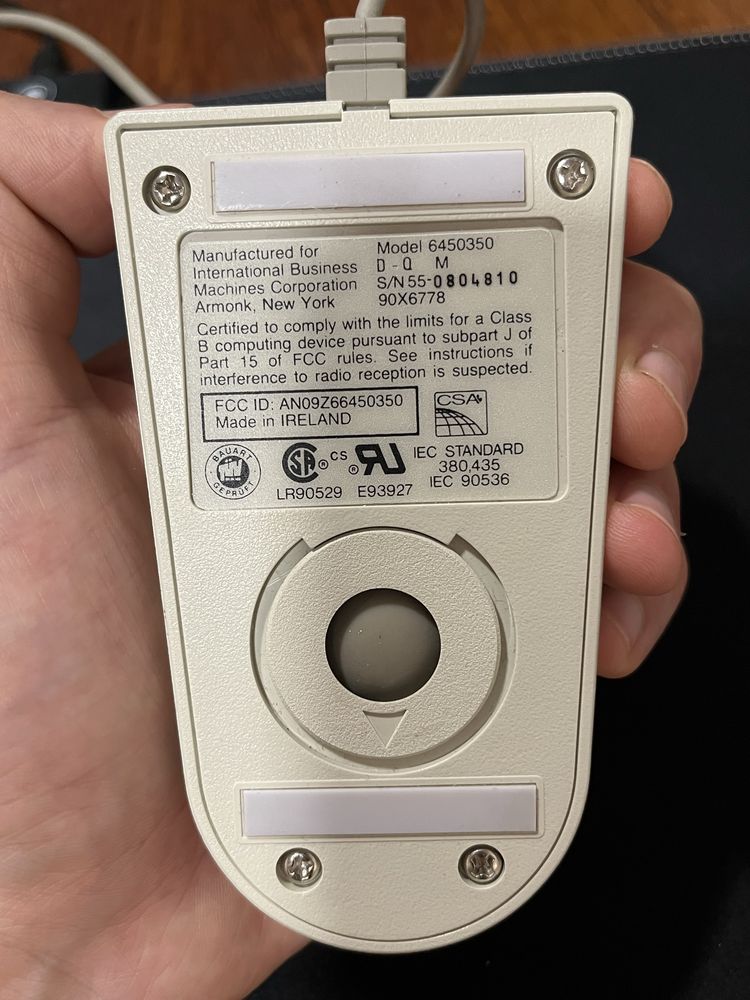 Мишка раритет IBM 6450350