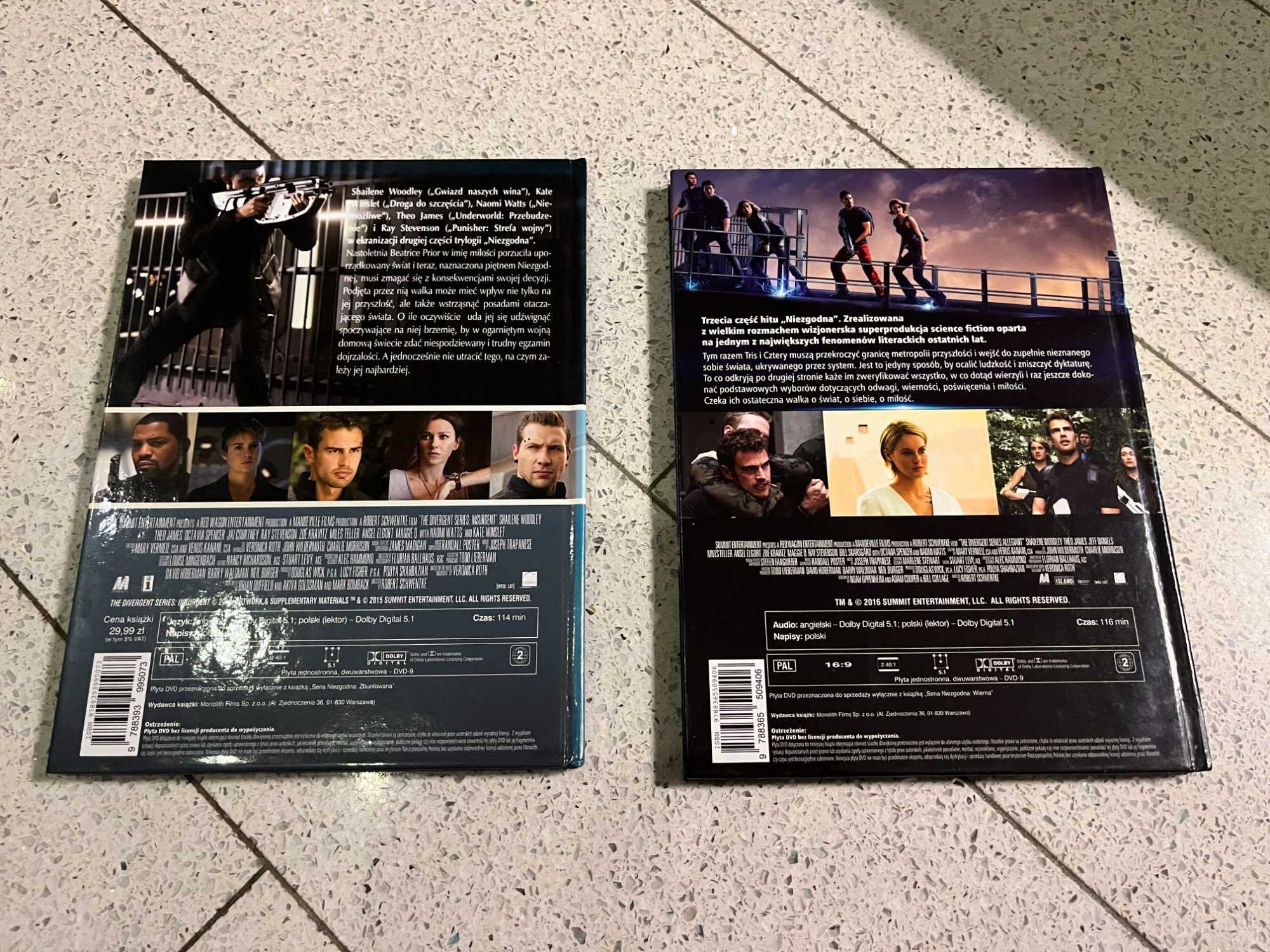 Seria Niezgodna:Wierna , Zbuntowana (2x dvd / polski lektor)