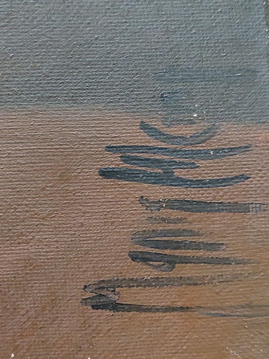Óleo sobre tela Maria Alcina músico jazz 90 x 72