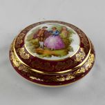 Caixa / Guarda-joias Porcelana de Limoges, França, Fragonard