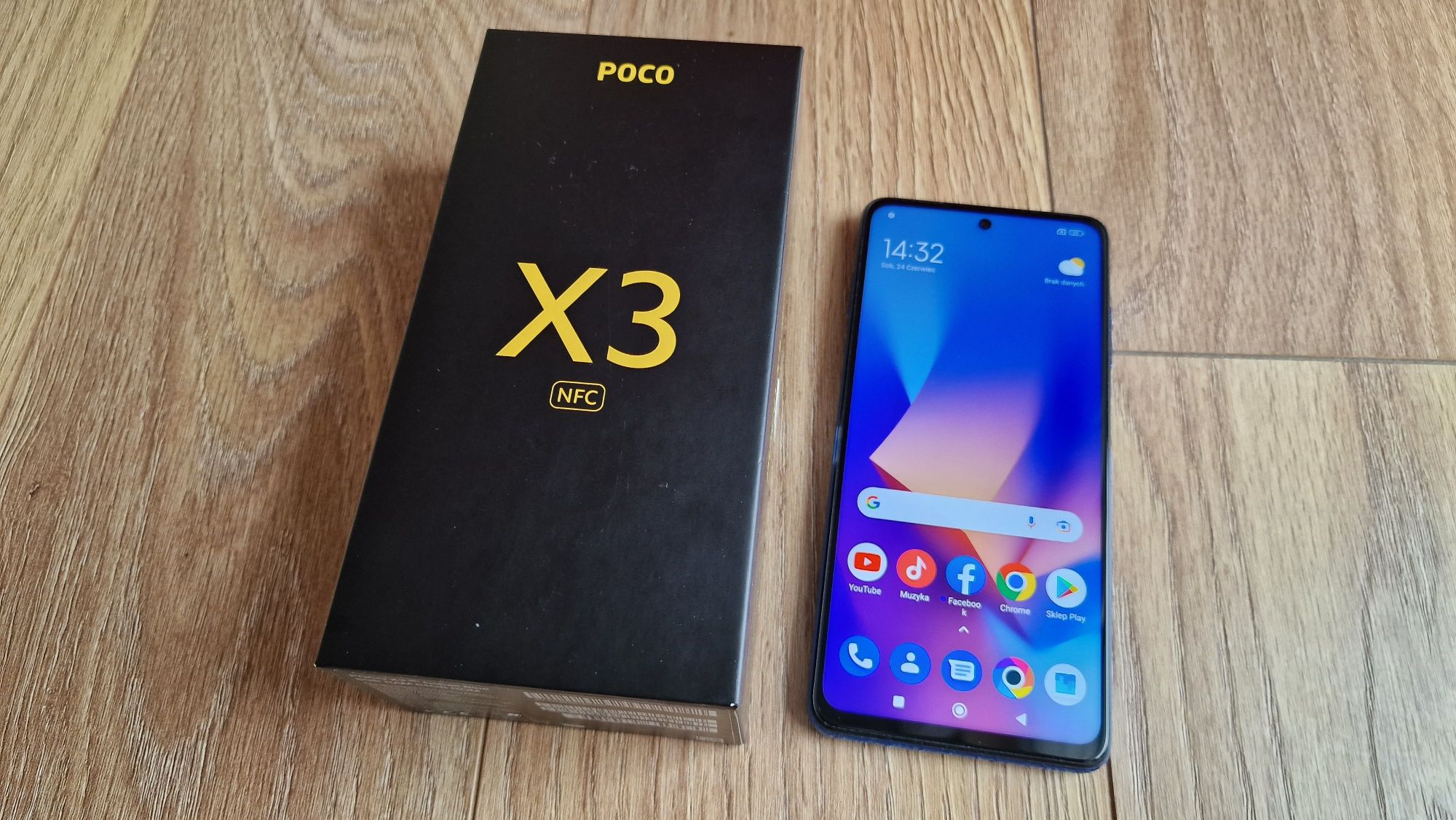POCO X3 NFC 6/64GB niebieski