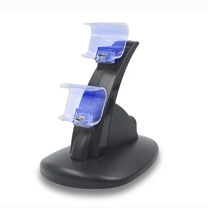 Carregador base dock comandos playstation PS4 LED USB NOVO