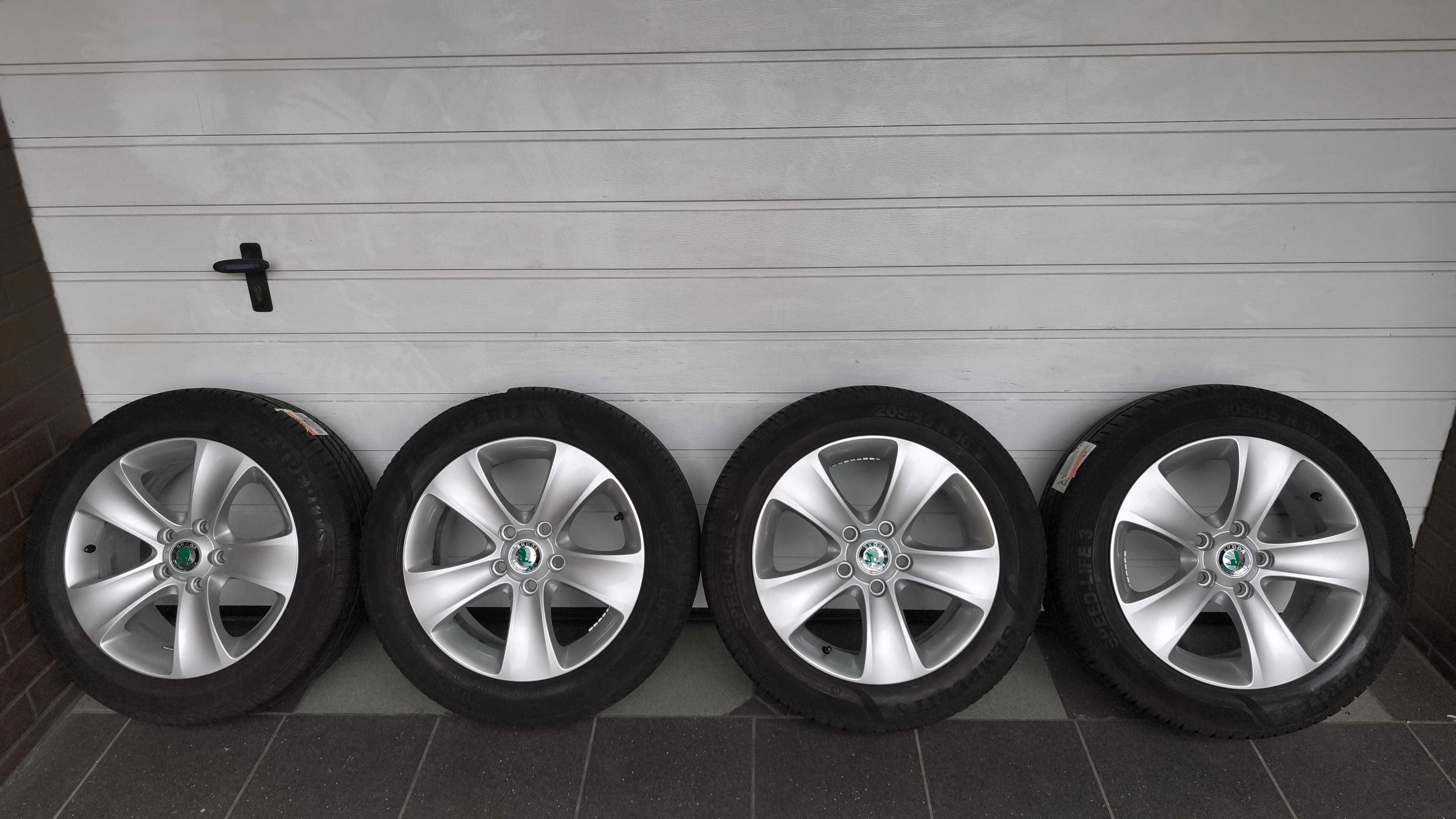 Koła 16" Skoda Octavia Yeti Audi Vw lato 205/55/16 5x112 (OL1904)