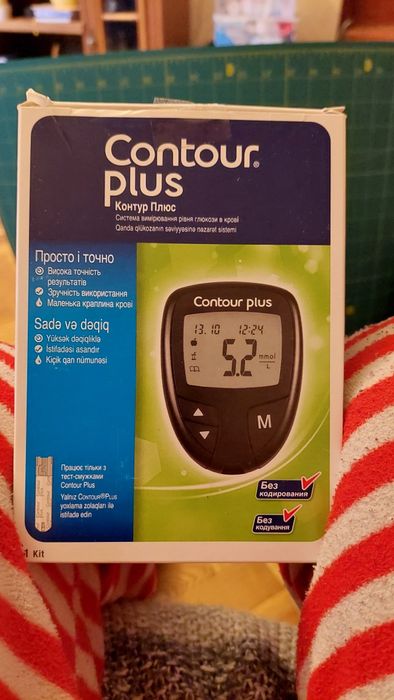 Глюкометр б/у для измерения сахара в крови