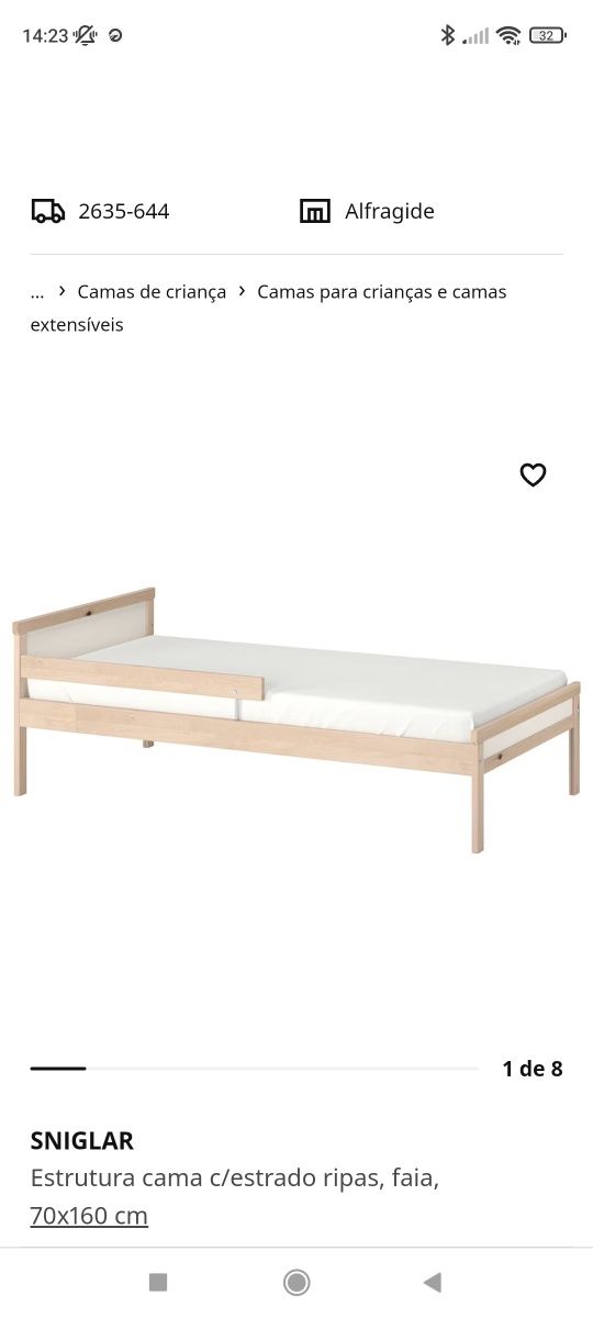 Cama IKEA modelo sniglar