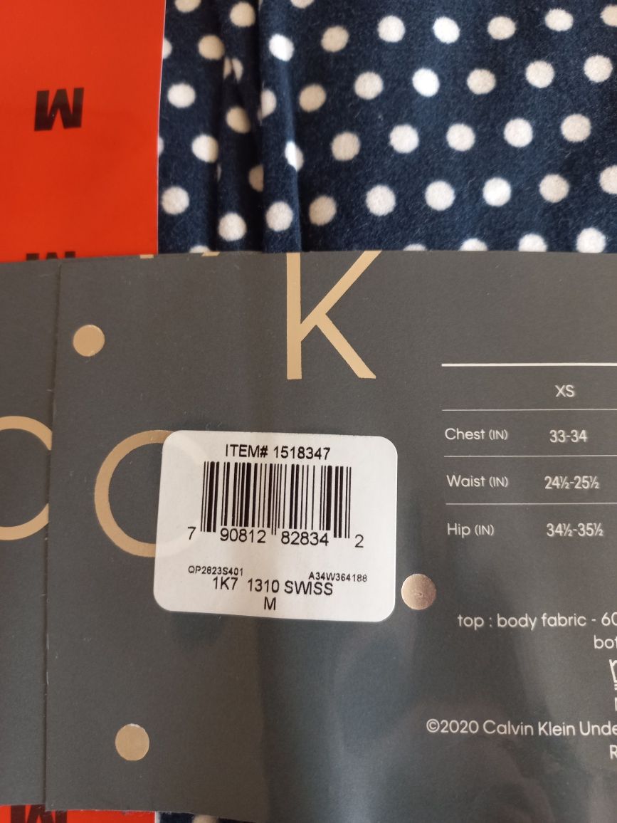 Calvin klein piżamka damska M z USA