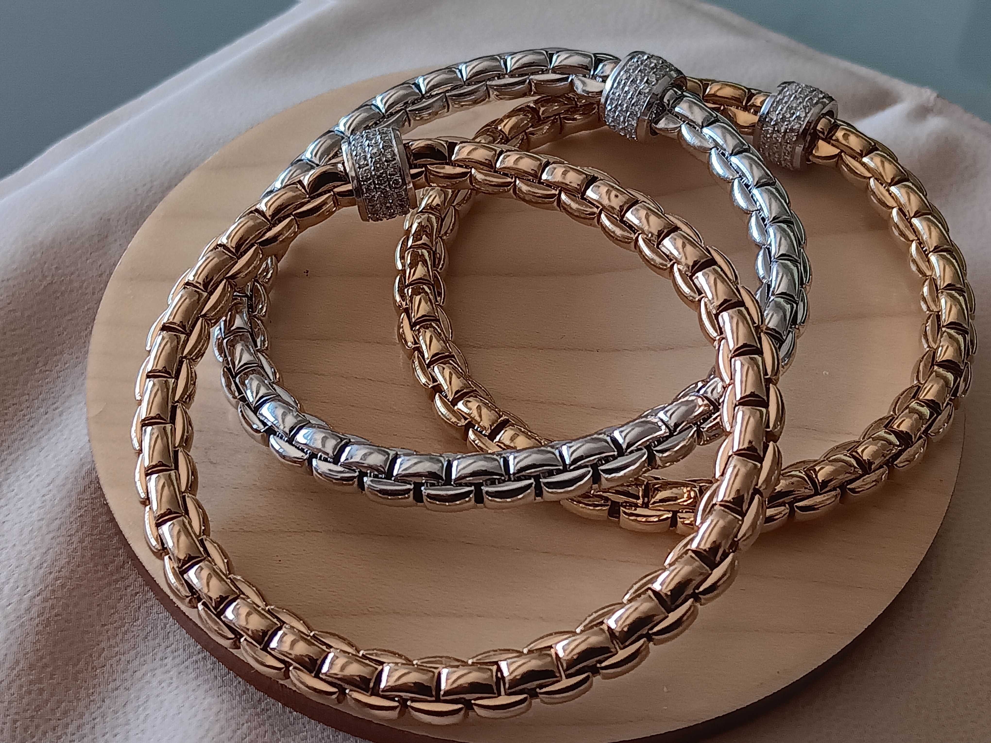 Conjunto 4 Pulseiras Swarovski