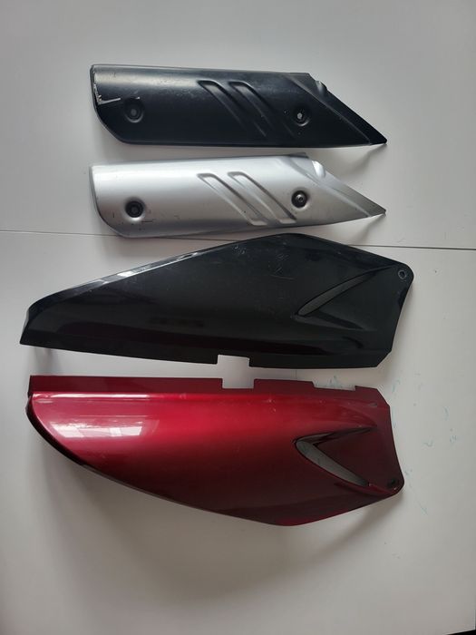 Boczki,osłony tłumika, siedzenie  honda varadero 125