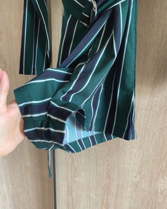 Krótki kombinezon paski zielony M