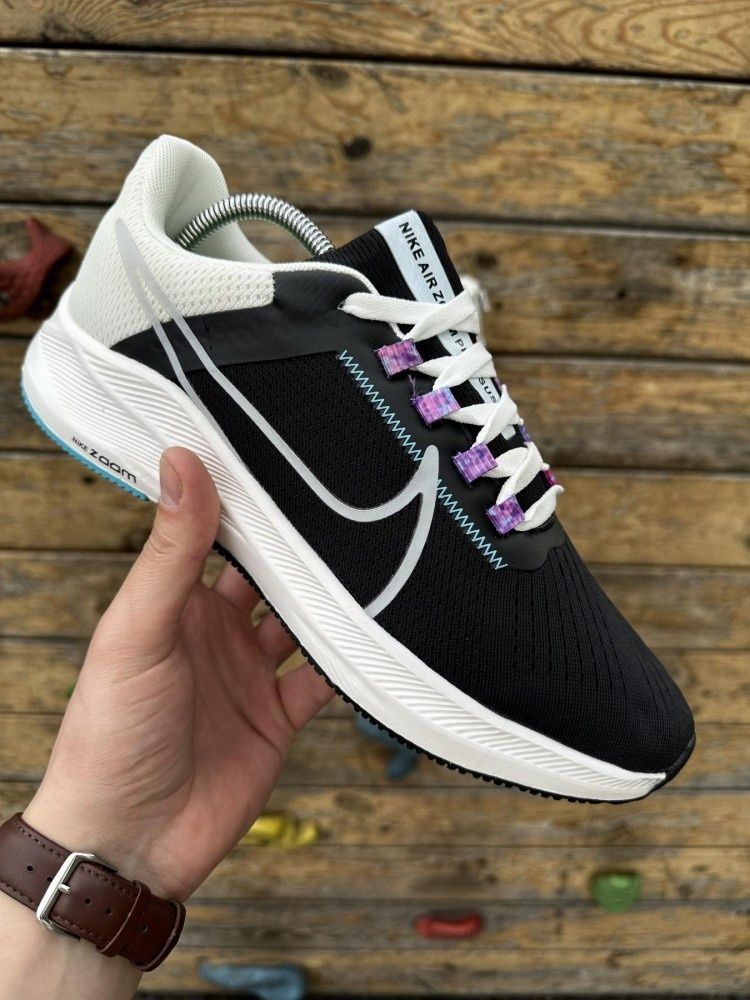 Кроссовки Nike Air Zoom Pegasus (черно-белые) беговые