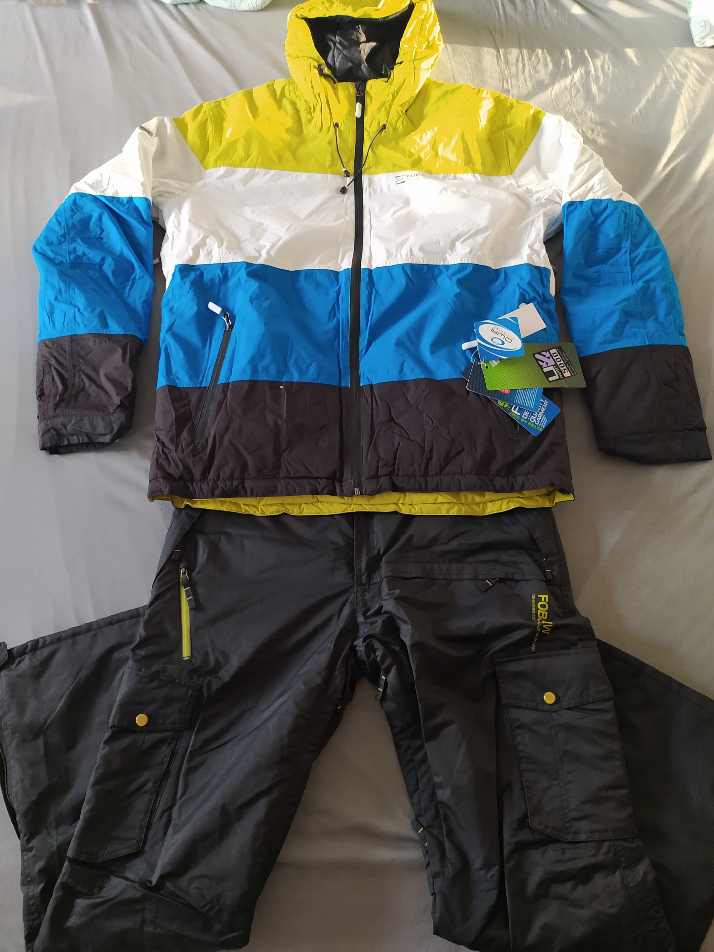 Nowy komplet snowboardowy FOB w rozm. XXL