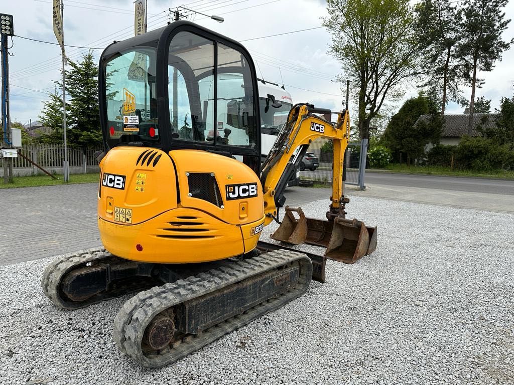 Mini koparka JCB 8025 ZTS z 2012r. VIO 3 łyżki ładna 2700kg zestaw
