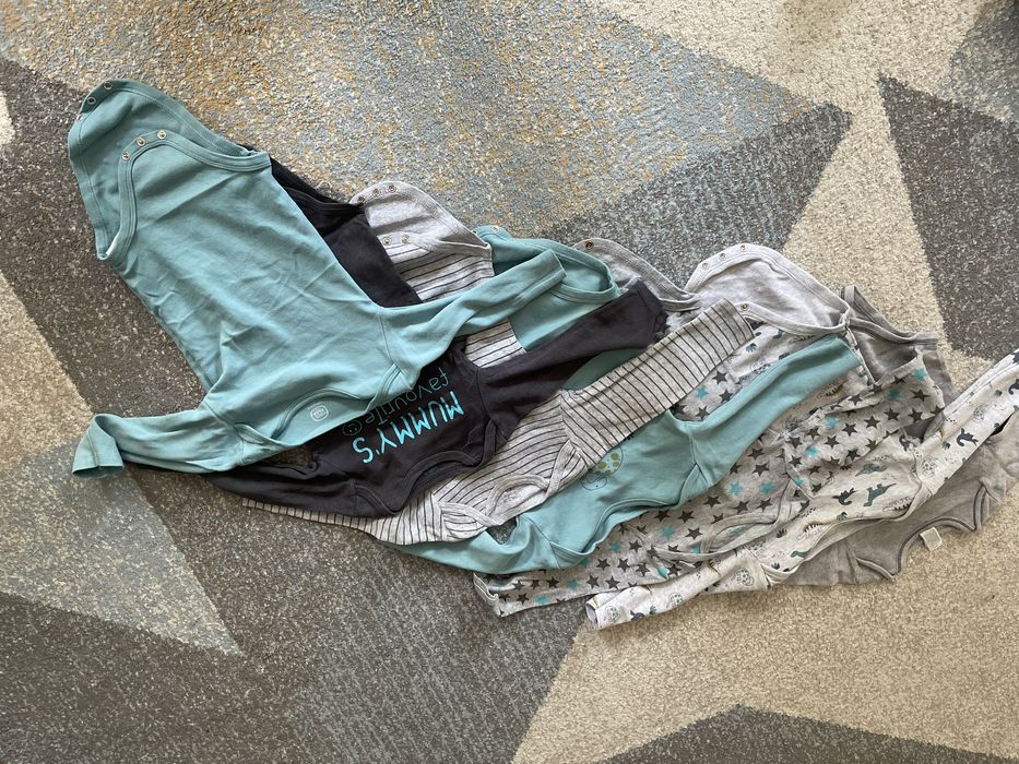 Mega paka ubranek dla chlopca jesien zima rozm 80