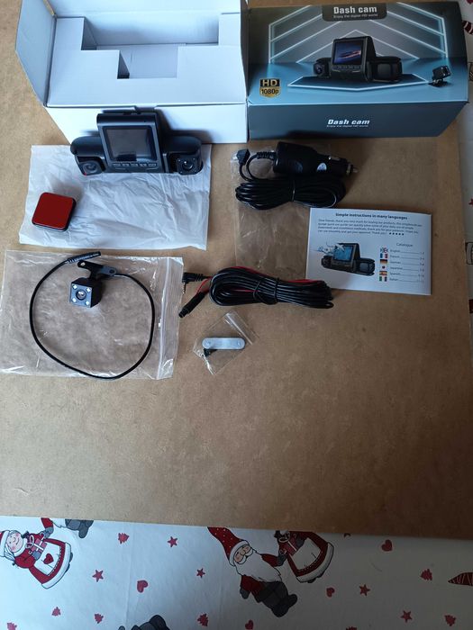 Новый видеорегистратор Dash Cam HD1080p  с камерой заднего вида