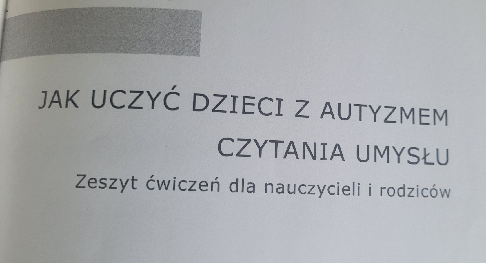 Jak uczyć dzieci z autyzmem czytania umysłu