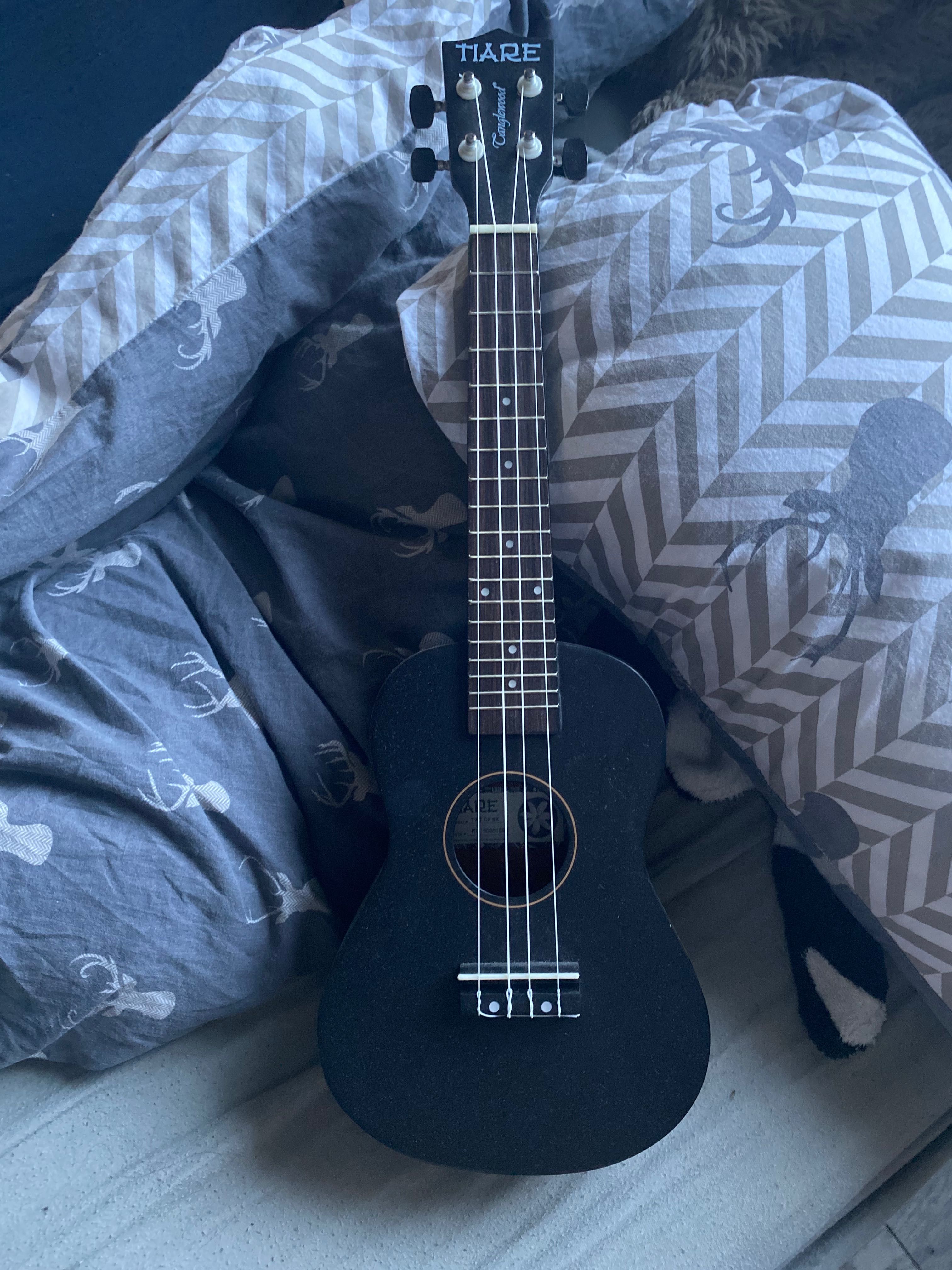 czarne Ukulele  n