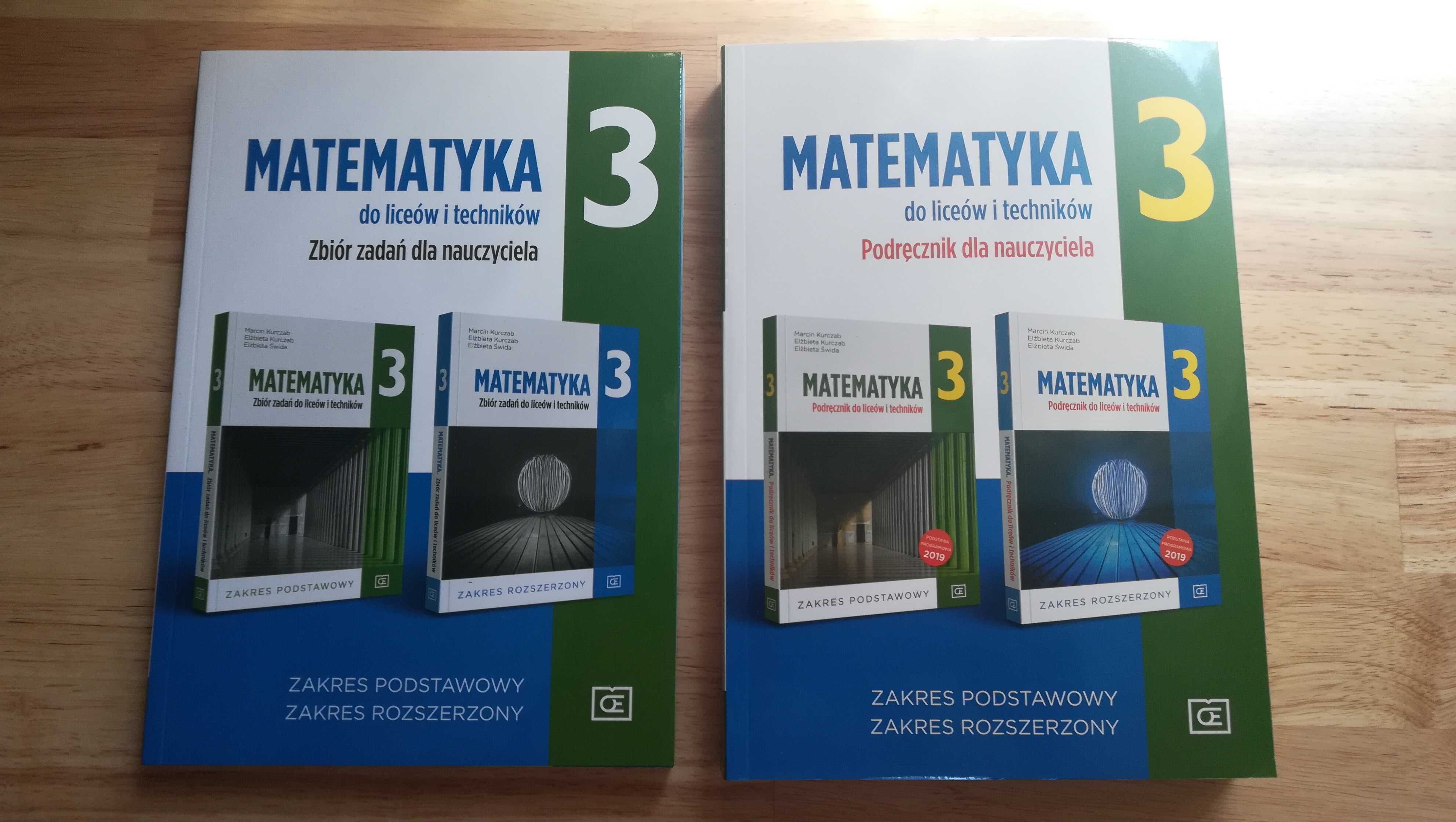 Matematyka 3 podręcznik + zbiór Pazdro, zestaw dla nauczyciela NOWY